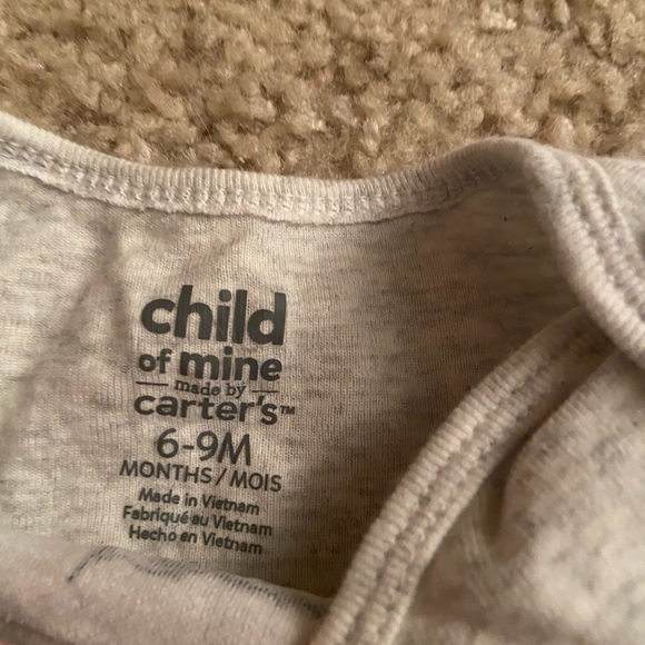 Child of mine little brother tshirt top grey and blue short sleeve - Picture 3 of 4